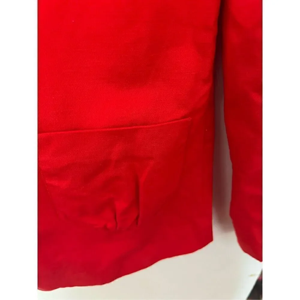 Girls Jacardi red jacket sz 12